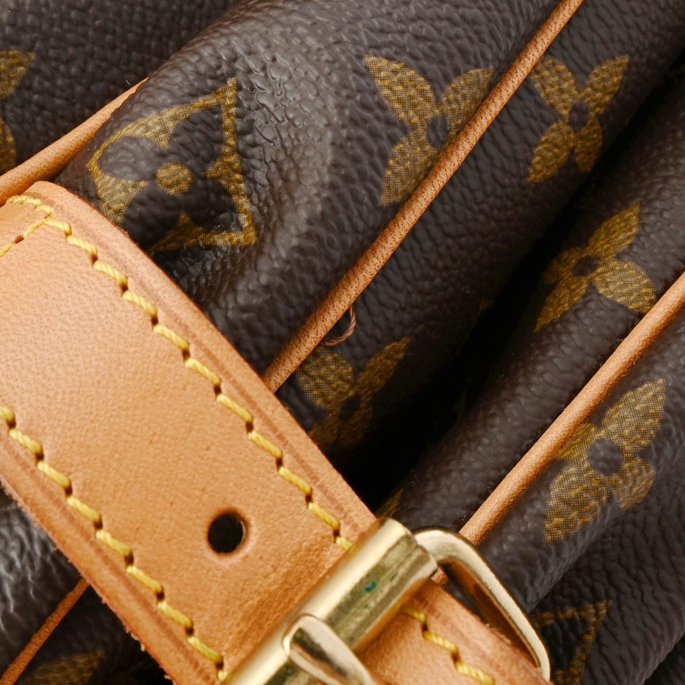 LOUIS VUITTON Monogram Saumur Brown Canvas Shoulder Bag - Picture 9 of 11